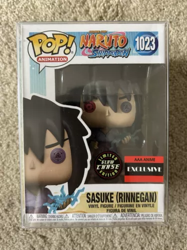 Funko Pop! Naruto Shippuden: Sasuke Rinnegan #1023 Chase AAA MINT With Protector