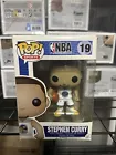 FUNKO POP NBA STEPHEN CURRY #19 WHITE JERSEY RARE VAULTED