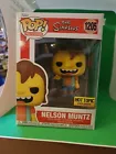 Funko Pop NELSON MUNTZ #1205 The Simpsons Hot Topic  Exclusive