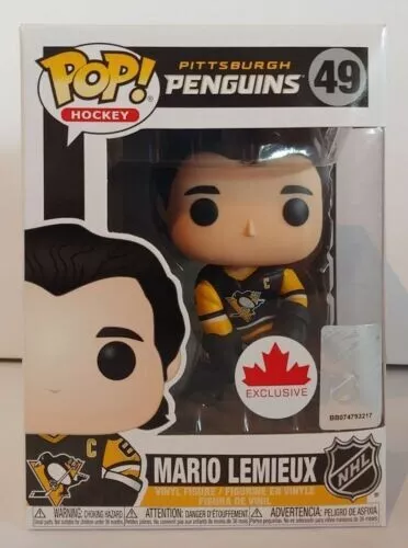 Funko Pop! NHL #49 Mario Lemieux Brand New Canada Exclusive Vaulted Pittsburgh