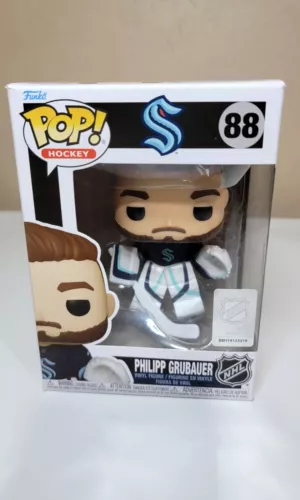 Funko Pop! NHL Hockey Philipp Grubauer Seattle Kraken Figure #88 Home -NEW