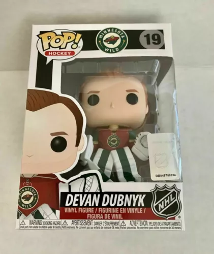 Funko Pop! NHL Minnesota Wild - Devan Dubnyk #19 Brand New