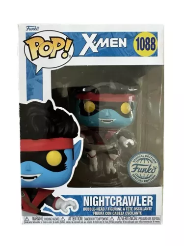 Funko Pop! Nightcrawler with Sword #1088 X-Men Action Figure Pop Bobblehead