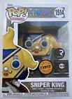 Funko POP One Piece 1514 Sniper King Pre Release Chase Chalice Exc w/ Protector