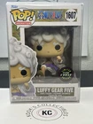 Funko Pop! One Piece - Luffy Gear Five #1607 GITD CHASE w/Premium Protector.