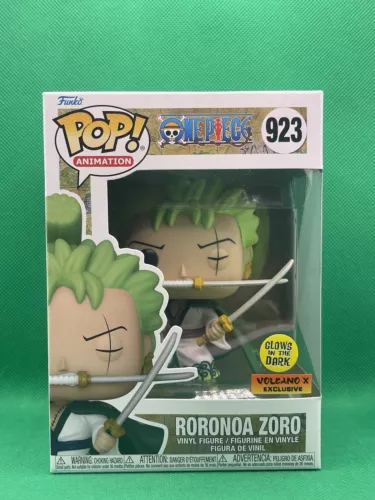 Funko Pop! One Piece-Roronoa Zoro-#923-GITD-Volcano X Exclusive