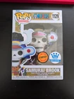 Funko Pop! One Piece Samurai Brook Chase Metallic #1129 W/ Protector
