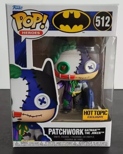 Funko Pop! Patchwork Batman/The Joker DC Hot Topic Exclusive #512