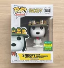 Funko Pop Peanuts Snoopy With Beagle Scouts SDCC #1553 + Free Protector