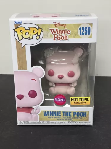 Funko Pop! Pink Flocked Winnie The Pooh 1250 Hot Topic Exclusive