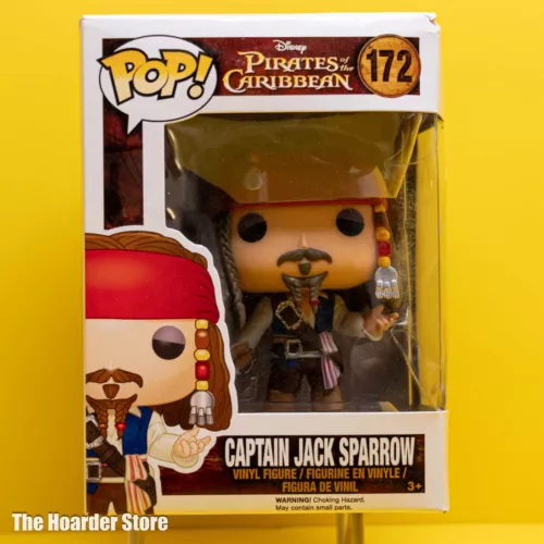 Funko Pop! Pirates Of The Caribbean Captain Jack Sparrow #172