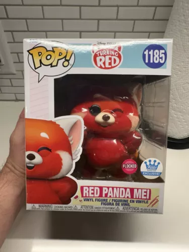 Funko POP Pixar Turning Red: Red Panda Mei 1185 Flocked - Funko Shop Exclusive