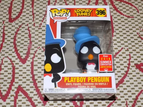 FUNKO, POP, PLAYBOY PENGUIN, 2018 CONVENTION EXCLUSIVE, LOONEY TUNES FIGURE, NM