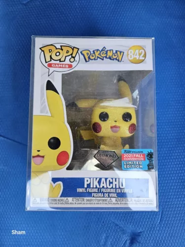 Funko Pop! Pokémon Pikachu Diamond #842 NYCC Exclusive Official Sticker