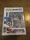 Funko Pop + Protector! Marvel #573 Endgame Captain America Broken Shield