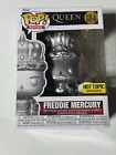 Funko Pop! Queen Freddie Mercury #184 w/pin Platinum Hot Topic Exclusive w/case