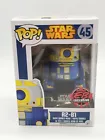 Funko Pop R2-B1 Exclusive Bobble Head #45 Star Wars Vinyl Figure + Pop Protector