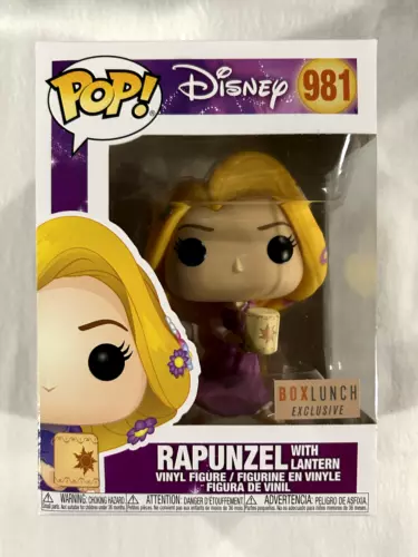 Funko Pop RAPUNZEL 981 Boxlunch Exclsuive TANGLED Disney NEAR MINT BOX