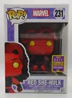 Funko Pop! Red She Hulk #231 Marvel 2017 SDCC Summer Convention Shared