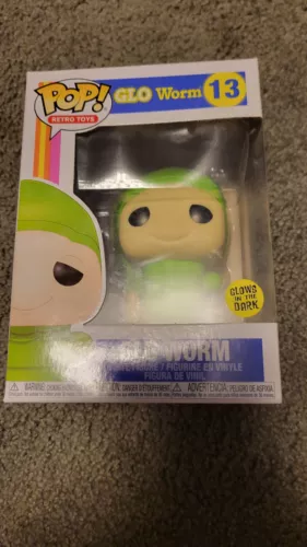 Funko Pop! Retro Toys GLO WORM #13 Vinyl Glow In The Dark Funko Shop Exclusive