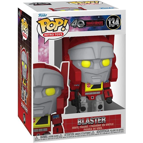 Funko POP! Retro Toys - Transformers 40th Anniversary Vinyl Figure - BLASTER 134