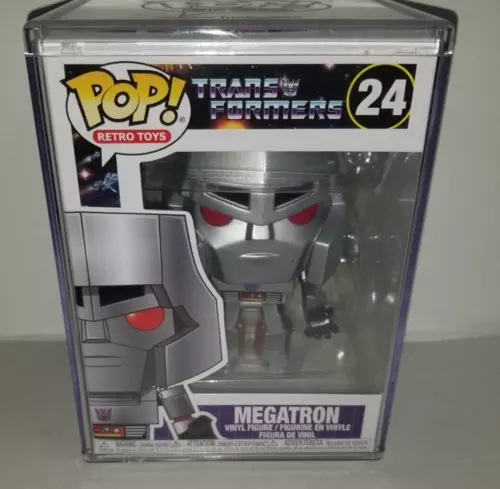 Funko POP! Retro Toys: Transformers MEGATRON Figure #24 NEW w/ Protection Case
