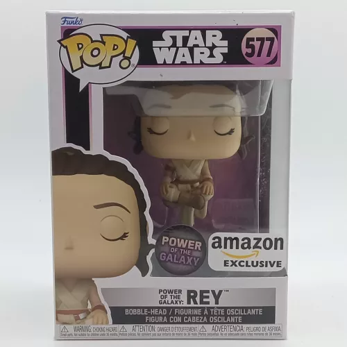 Funko Pop! Rey 577 Amazon Exclusive Power of the Galaxy Star Wars Disney Vinyl