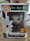 Funko POP Rick and Morty #172 Weaponized Rick Vinyl Figure NEW (CHASE)