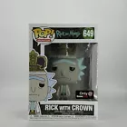 Funko Pop Rick and Morty Rick with Crown #649 Gamestop Exclusive