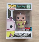 Funko Pop Rick And Morty Shrimp Morty NYCC #645 + Free Protector