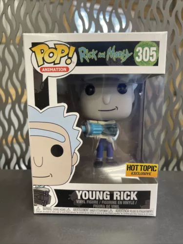 Funko Pop! Rick And Morty Young Rick #305 Hot Topic Exclusive FREE SHIPPING (A1)