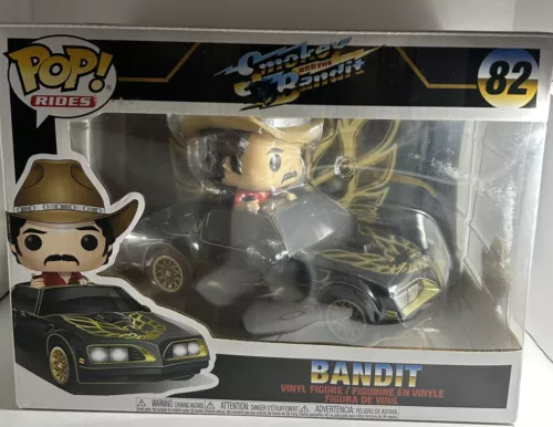 Funko Pop Rides #82 Smokey And The Bandit With Trans AM Rare Vaulted Collectors