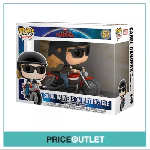 Funko Pop! Rides - Captain Marvel - Carol Danvers on Motorcycle #57