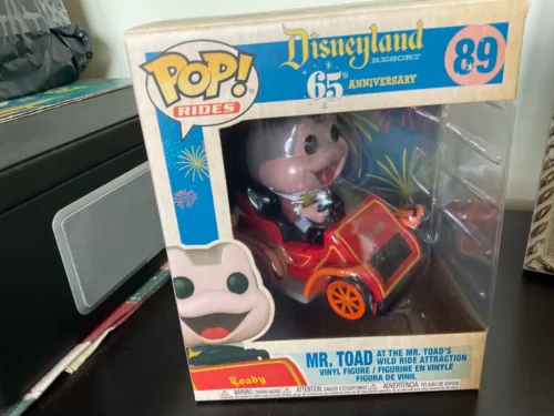 Funko Pop! Rides: Disney Mr. Toad at Mr. Toad's Wild Ride Attraction #89 NEW