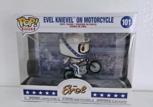 Funko Pop! Rides Evel Knievel On Motorcycle #101 New