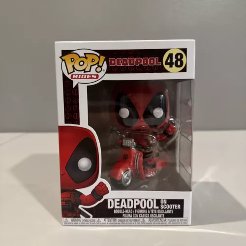 Funko Pop! Rides: Marvel - Deadpool on Scooter #48 W/Protector Brand New!
