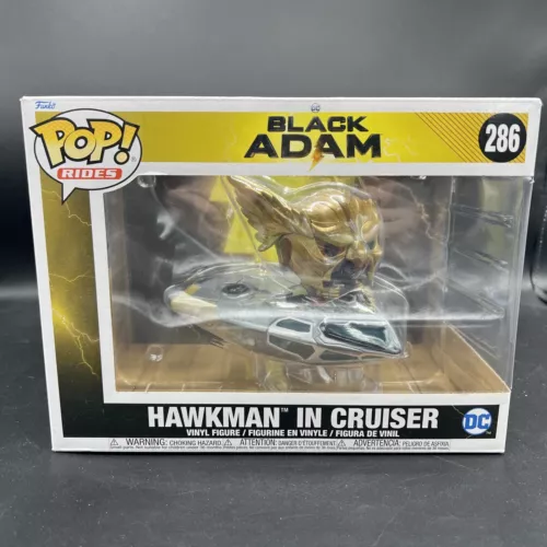 Funko Pop! Rides - Movies - DC Comics - Black Adam - Hawkman in Cruiser #286