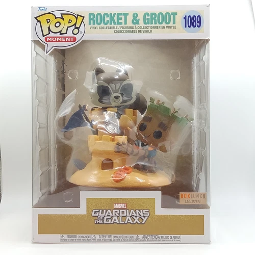 Funko Pop! Rocket & Groot 1089 BoxLunch Exclusive Marvel Moment Guardians Vinyl
