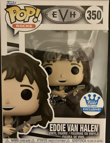 Funko Pop Rocks #350 Eddie Van Halen Funko Shop Exclusive MIB