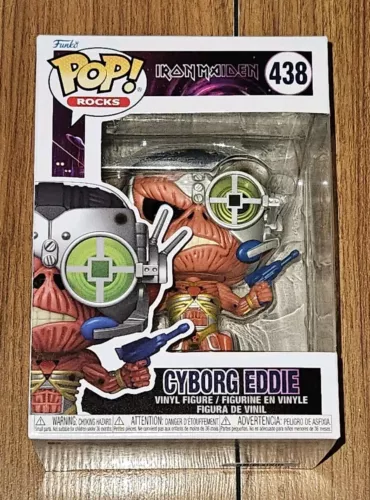 Funko Pop Rocks #438 Cyborg Eddie Iron Maiden