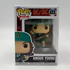 Funko Pop! Rocks AC/DC ANGUS YOUNG Green Outfit #411 Vinyl Figure w/Protector