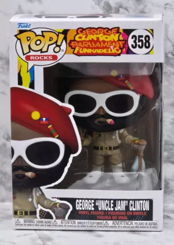 Funko Pop Rocks - George "Uncle Jam" Clinton #358 Parliament Funkadelic NIB