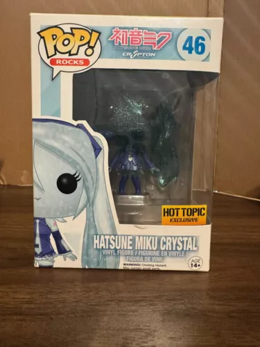 Funko Pop Rocks HATSUNE MIKU CRYSTAL 46 Hot Topic Exclusive NEW