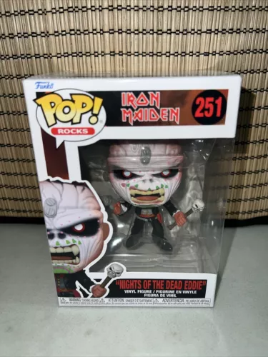 Funko Pop! Rocks Iron Maiden Nights Of The Dead Eddie #251 Vinyl Figure