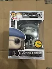 FUNKO POP ROCKS! JOHN LENNON #247 (Black & White) BEATLES LIMITED EDITION CHASE