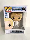 Funko POP! Rocks NICK CARTER #138 ☆Backstreet Boys☆Rare/Vaulted Mint in Box