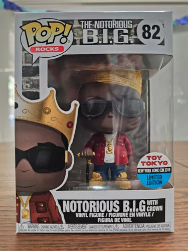 Funko Pop Rocks: Notorious B.I.G. #82 (Toy Tokyo Exclusive)