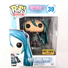 Funko Pop Rocks Volcaloid Metallic Hatsune Miku #39 Hot Topic Exclusive NEW NIB
