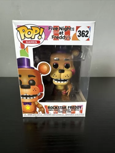 Funko Pop! ROCKSTAR FREDDY 362 Five Nights at Freddy's Figure FNAF Pizzeria