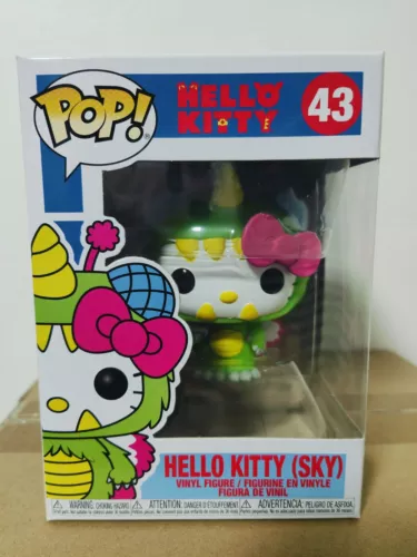 Funko Pop! Sanrio Hello Kitty Kaiju: Hello Kitty (Sky) 43 Vaulted New with prot